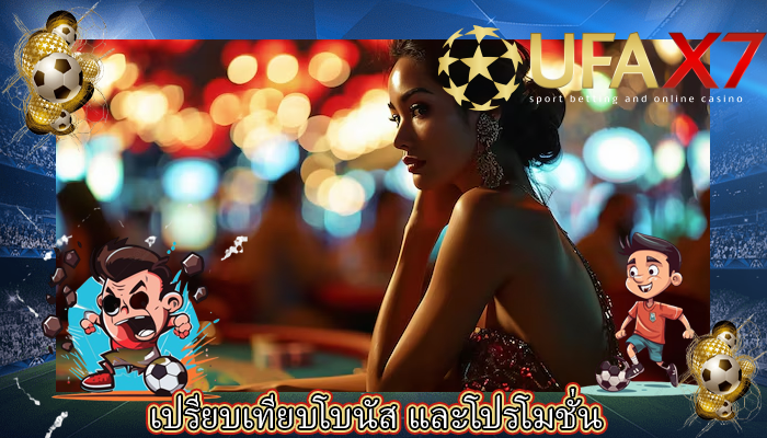 เปรียบเทียบโบนัส และโปรโมชั่น